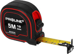 Pro-line Μετροταινία 5m/19mm Διπλής Όψης Μαγνήτης Νάιλον Γάντζος Κλιπ Ce