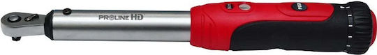 Proline Drehmomentschlüssel Antriebsgröße 1/2" Römische 60-340 Nm mit Gesamtlänge 58,4cm