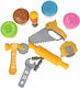 Mega Creative Σετ Πλαστοζυμαράκι Πλαστελίνης Tools με 4 Χρώματα για 3+ Ετών