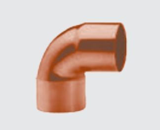Conex Copper 90° Double Socket Pipe Elbow Fitting Series 5000 15mm 5090015000000