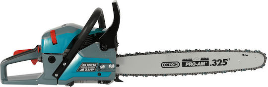 Könner & Söhnen Gasoline Chainsaw 3.1hp with 45cm Blade and Easy Start