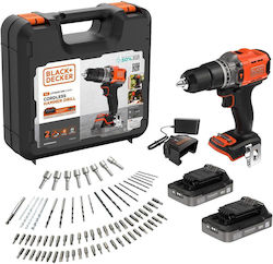 Black & Decker Mașină de găurit cu acumulator Fără perii 18V