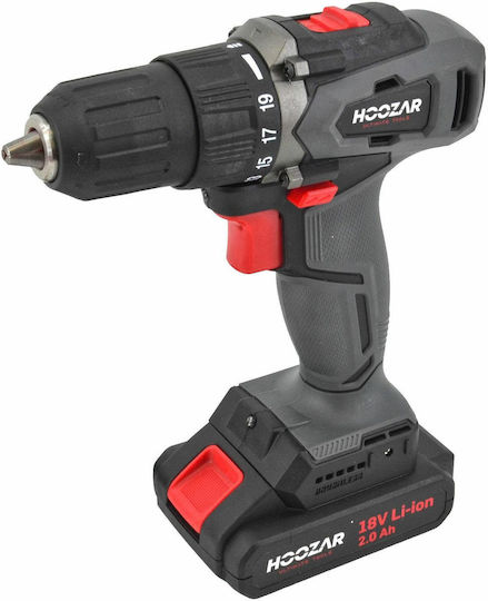 Hoozar AW06000 Безчетков Акумулаторен Двигател за Бормашина 18V 1x2Ah