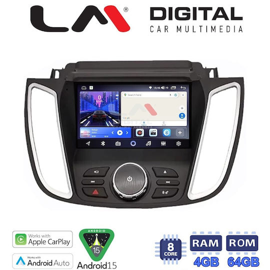 LM Digital Автомобилна Аудио Система за Ford Kuga / C-Max 2011 2019 (Bluetooth/USB/Wi-Fi/GPS/Apple CarPlay/Android Auto)