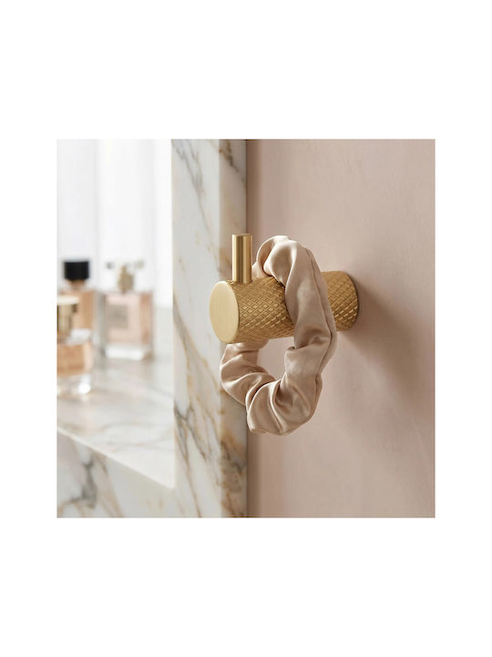 Rea Otto Wall-Mounted Gold Hook With Screws