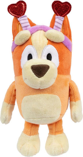 Moose Toys Λούτρινο Bluey Bingo Με Με Κορδέλα Καρδούλες 15 εκ.