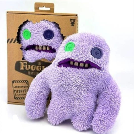 ShuShu Jucărie de plus Fuggler Fuggler Funny Ugly Monster Violet Ziua Îndrăgostiților