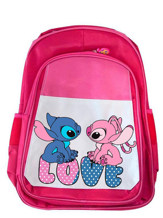 Kinder Schulranzen Lilo & Stitch Rosa 41x30x15cm