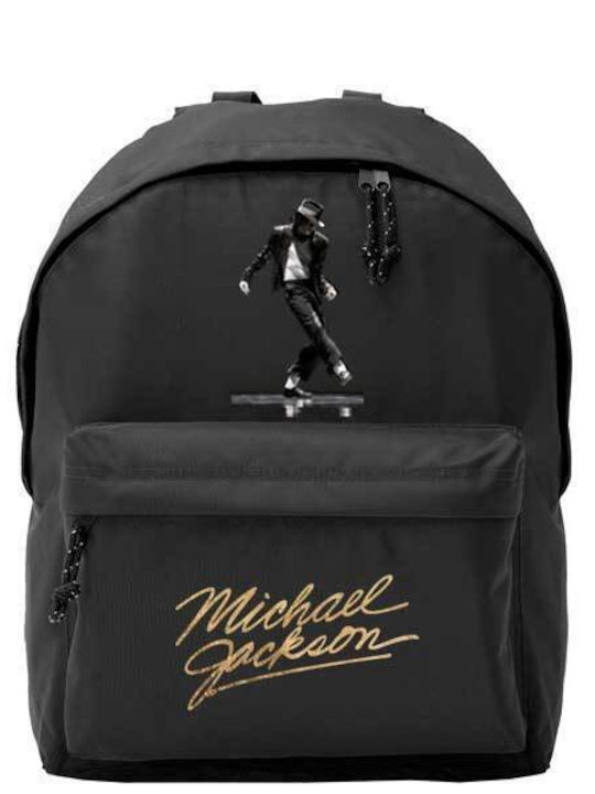 T-Shirt Universe Michael Jackson Dancer Ученическа Раница За Детска Градина Черна 30 x 40 x 18см 16021606203722-Черен