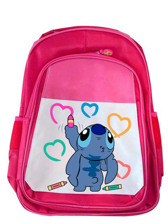 Kinder Schulranzen Lilo & Stitch Rosa 41x30x15cm