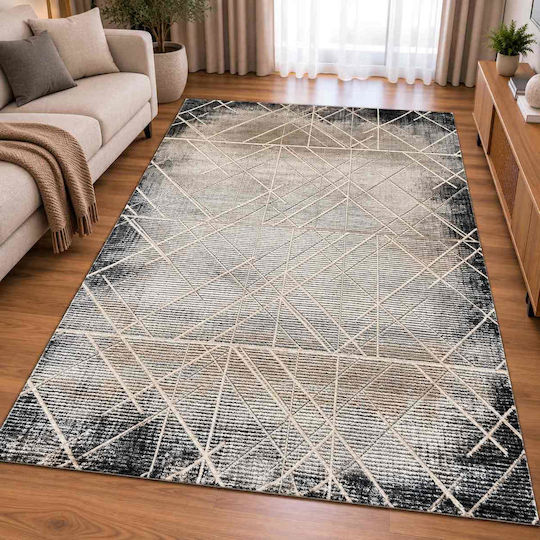 Diva Hl232a Килим Правоъгълен Сив 133x170см