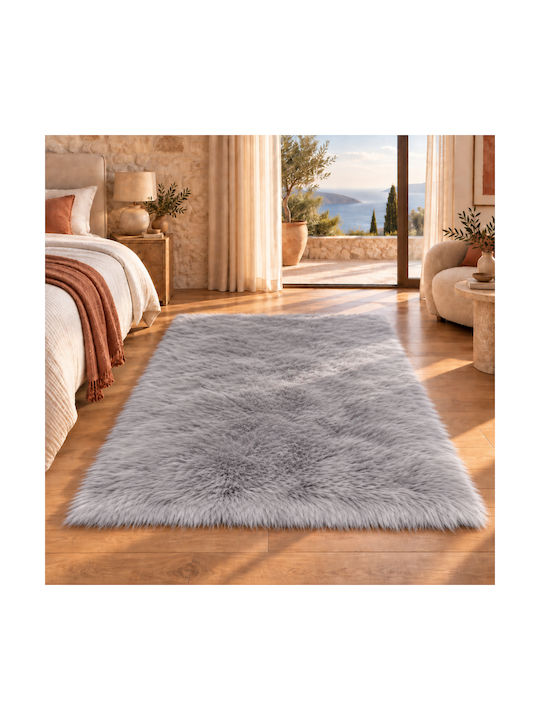 My Home Luxury Неплъзгащ се Килим Пътека Furry ...