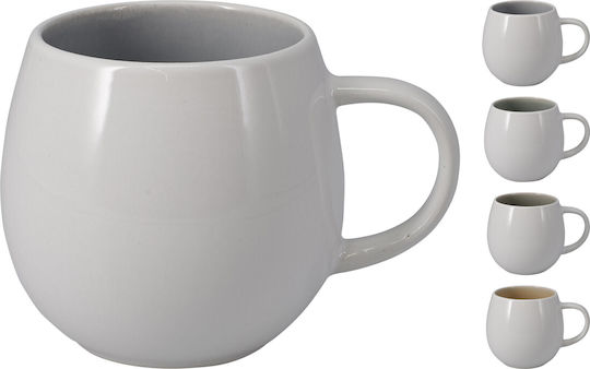 Koopman Cană Ceramică Albă 400ml