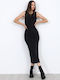 Summer Midi Dress Black