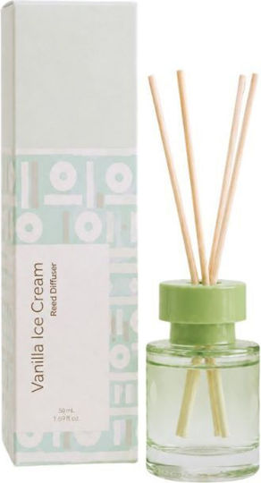 Grüner Raumduft Diffusor 50ml Vanille Eiscreme