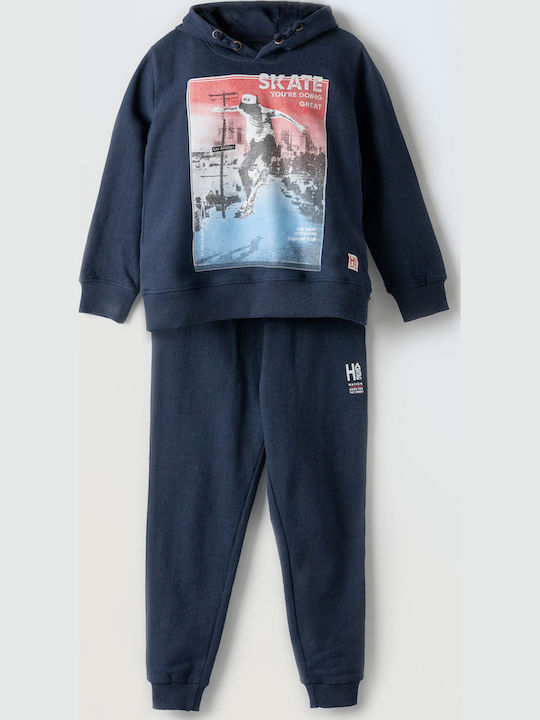 Kids Sweatpants Set Blue
