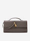 Fabric Women's Khaki Handbag