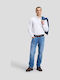 West Herren Jeanshose Regulär Gerade Fit Hellblau