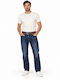 Men's Jeans Pants Regular Straight Fit Blue