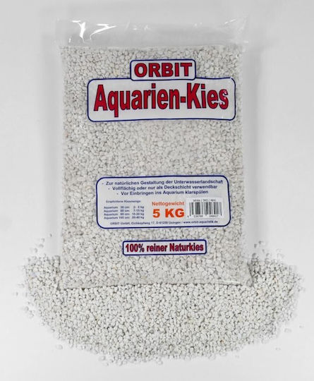 Natural Aquarium Gravel Orbit Natural Gravel White 3 5 Mm 15 Kg