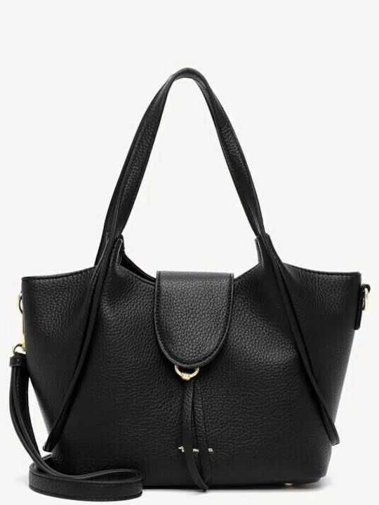 Manuela Damen Handtaschen Crossbody Schulter Schwarz