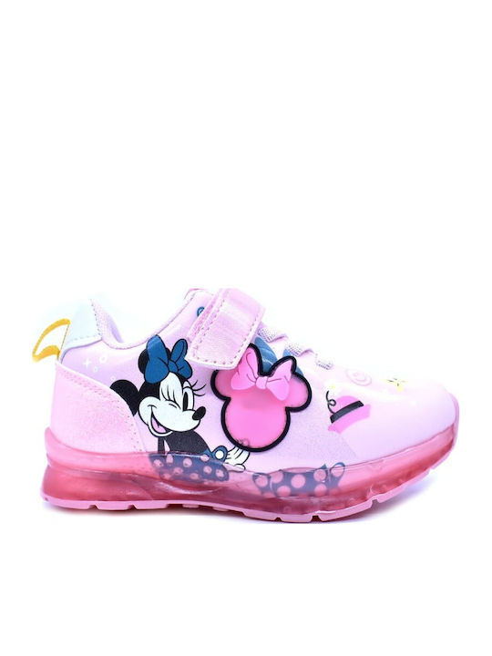 Kids Sneakers with Lights Pink