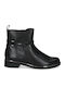 Leather Women's Ankle Boots Black
