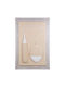 Canvas Painting 3D Vases White-Beige 80x120cm Eurolamp 812-20128