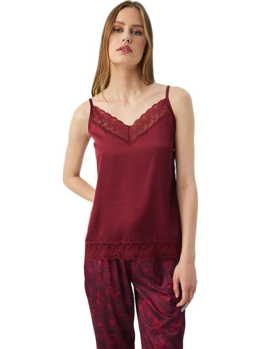 Minerva Winter Women's Satin Pyjama Blouse Minerva Winter Women's Satin Pyjama Blouse