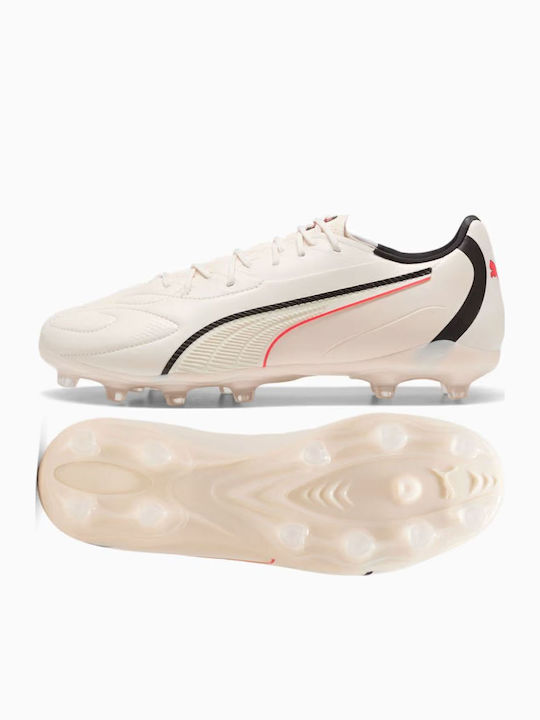 PUMA FG/AG Fußballschuhe mit Stollen Weiß