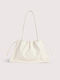 Leather Women's Shoulder Bag White