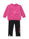 Kids Set with Leggings Winter 2 Pieces Black
