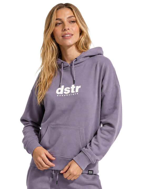 Women's Sweatshirt Hooded Purple