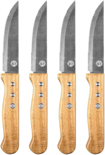 MasterChef MasterChef Steak Messer aus Rostfreiem Stahl 4 Stück MasterChef MasterChef Steak Messer aus Rostfreiem Stahl 4 Stück