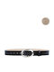 Leather Women's Belt Black