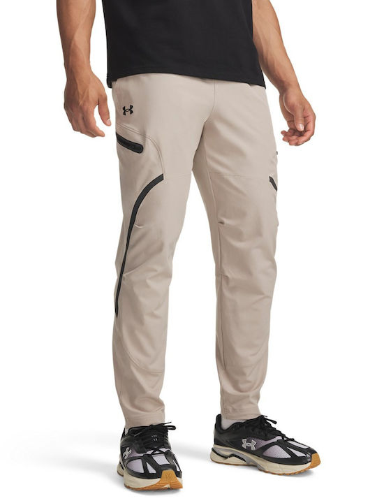 Under Armour Ua Unstoppable Cargo Sweatpants Beige