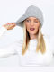 Beanie Unisex Strickmütze in Grau Farbe