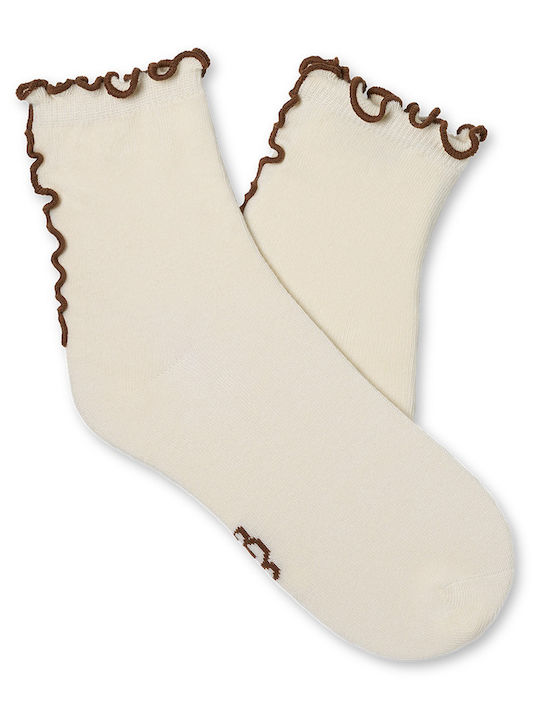 UGG Дамски Чорапи Vanille/chestnut