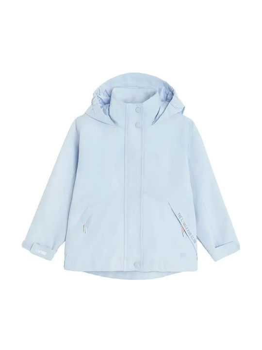 Kids Casual Short Blue Jacket