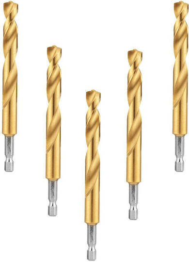 Proedge Milwaukee Metal Drill Hss-g Tin 11,0 Mm 5 Pieces