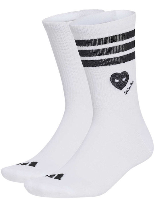 adidas Kids' Socks Sport White 2 Pairs