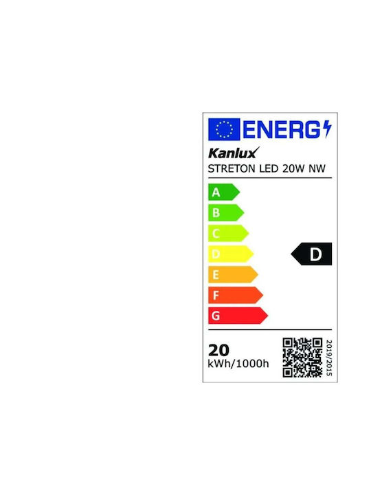 Kanlux Φωτιστικό LED Δρόμου 20W