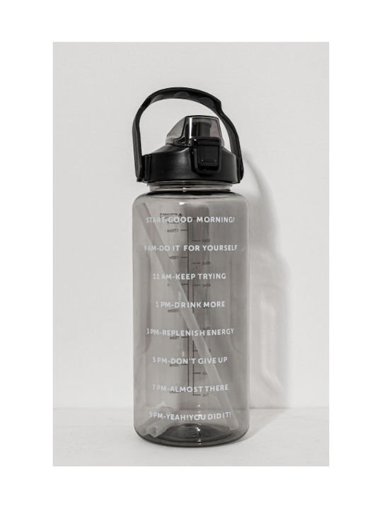 SPV Wasserflasche Kunststoff 2000ml Grau