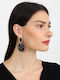 Doca Black Dangle Earrings