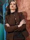 Desiree Long Women's Blazer Brown
