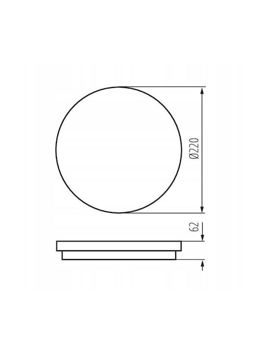 Kanlux Deckenleuchte montieren 22cm Weiß mit in...