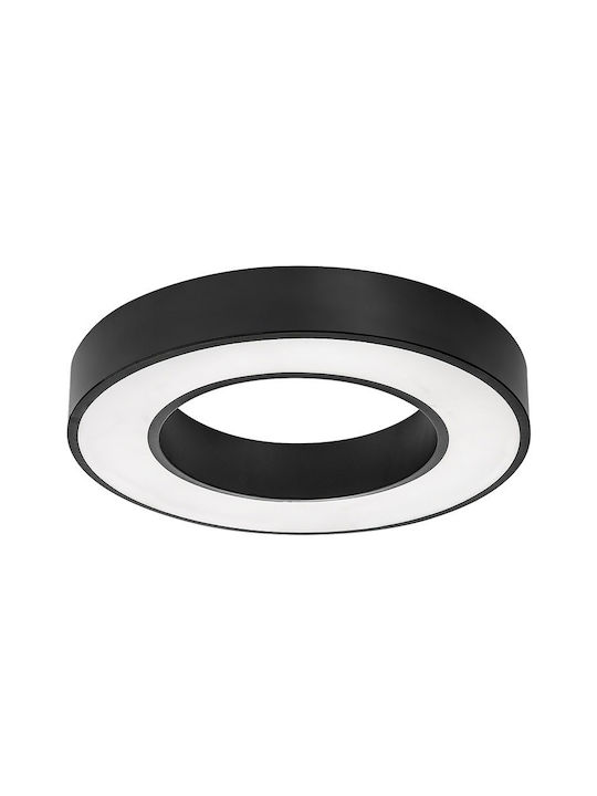 Rabalux Smart Deckenleuchte Schwarz mit Integrierter LED und Fernbedienung