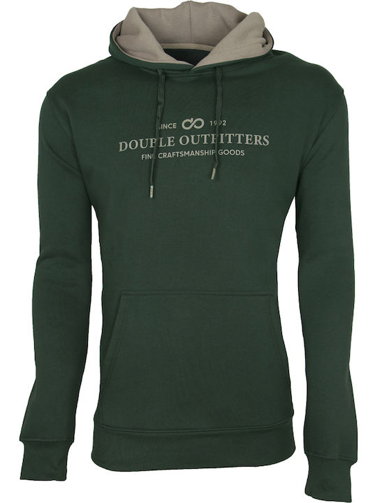 Double Double Sweatshirt mit Grün Kapuze Double Double Sweatshirt mit Grün Kapuze