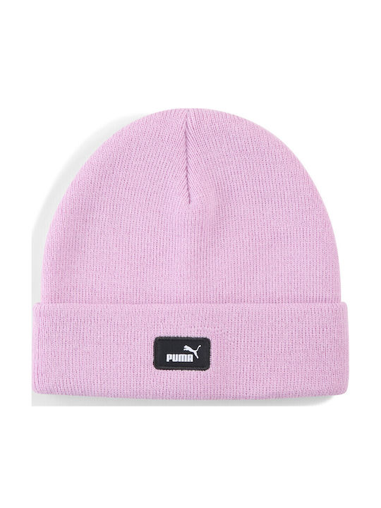 PUMA Klassisches Kinder Beanie Gestrickt Rosa