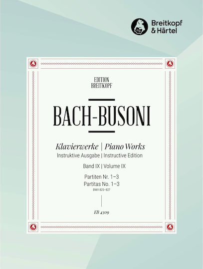 Breitkopf J.s Bach Piano Works Vol Ix Partitas No 1–3 Bwv 825–827 Breitkopf J.s Bach Piano Works Vol Ix Partitas No 1–3 Bwv 825–827